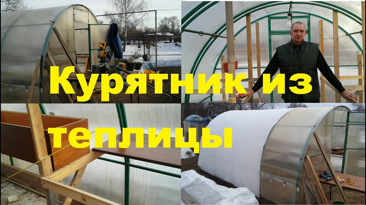 Курятник из теплицы. Часть 1.