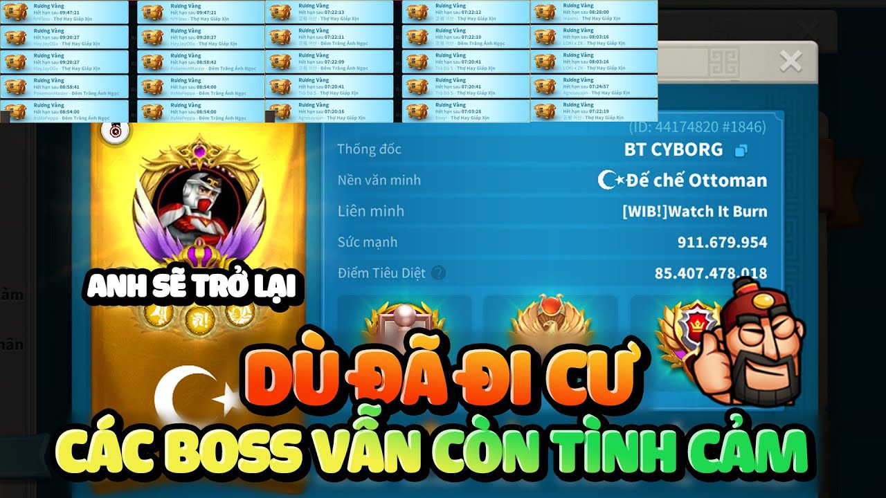 2377: Mưa Rương V&agrave;ng Sau Khi BT Cyborg Rời Đi - Sự Thật Sau Phi Vụ Di Cư Sang 1846- Rise of Kingdoms