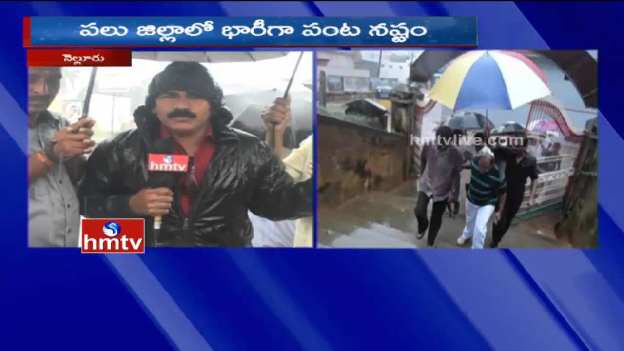 Heavy Rains Lash Nellore | CM Chandrababu Teleconference With District Collectors | HMTV
