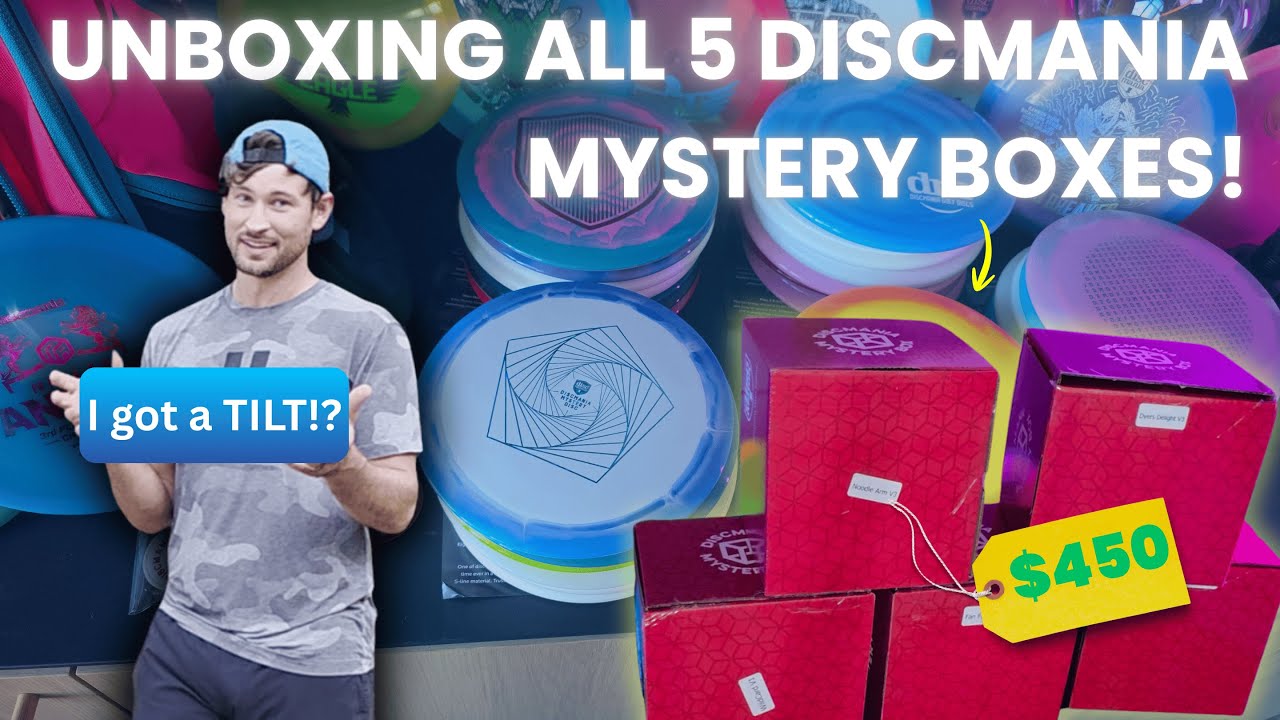Я купил ВСЕ 5 коробок Discmania Mystery Boxes… и ТО, ЧТО я получил, было просто дико!