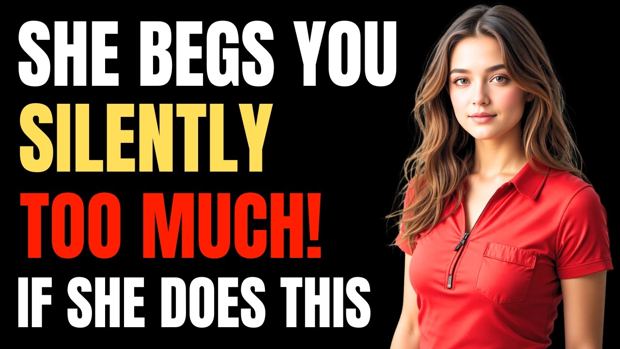 This Means She Will Beg You Too Much… But She’ll Never Admit It Out Loud (Female Psychology)
