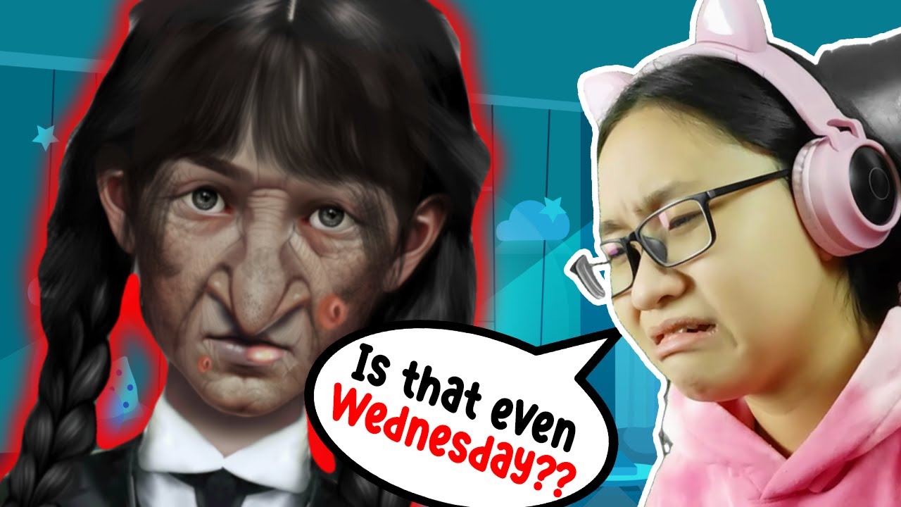 Is that Wednesday? Wednesday needs a MAKEVOER!!!