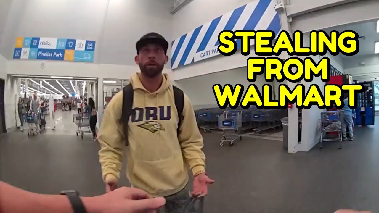 Shoplifting at Walmart - Pinellas Park, Florida - December 8, 2023