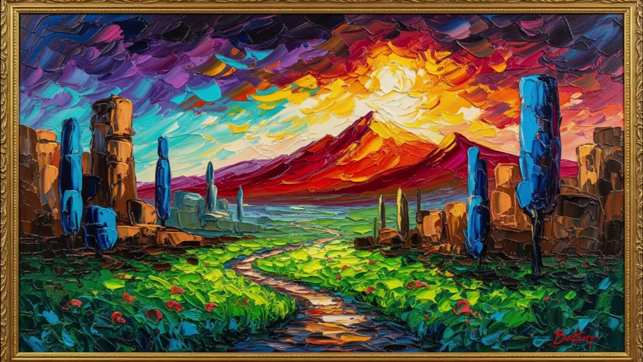 Vintage Oil Painting in 4K | Ambient TV Background & Relaxing Digital Wall Art