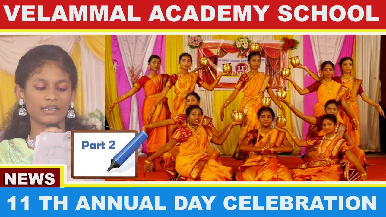 11th ANNUAL DAY CELEBRATION 2025 | VELAMMAL ACADEMY MATRICULATION SCHOOL, PAKKAM | PART-2