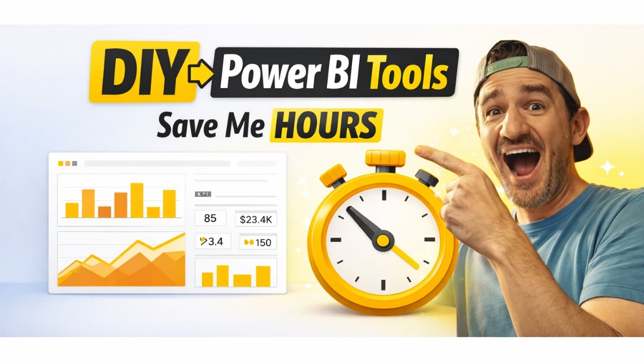 DIY   Building My Own Power BI Tools that Save Me Time!