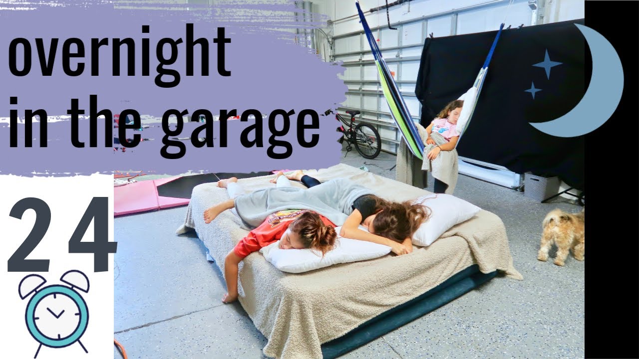 OVERNIGHT IN THE GARAGE CHALLENGE | SISTER FOREVER
