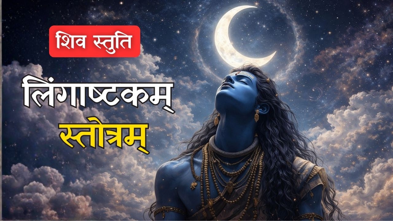 Lingashtakam Stotram Full | ब्रह्ममुरारि सुरार्चित लिंगम् | Powerful Shiva Stotra | Shiv Bhajan
