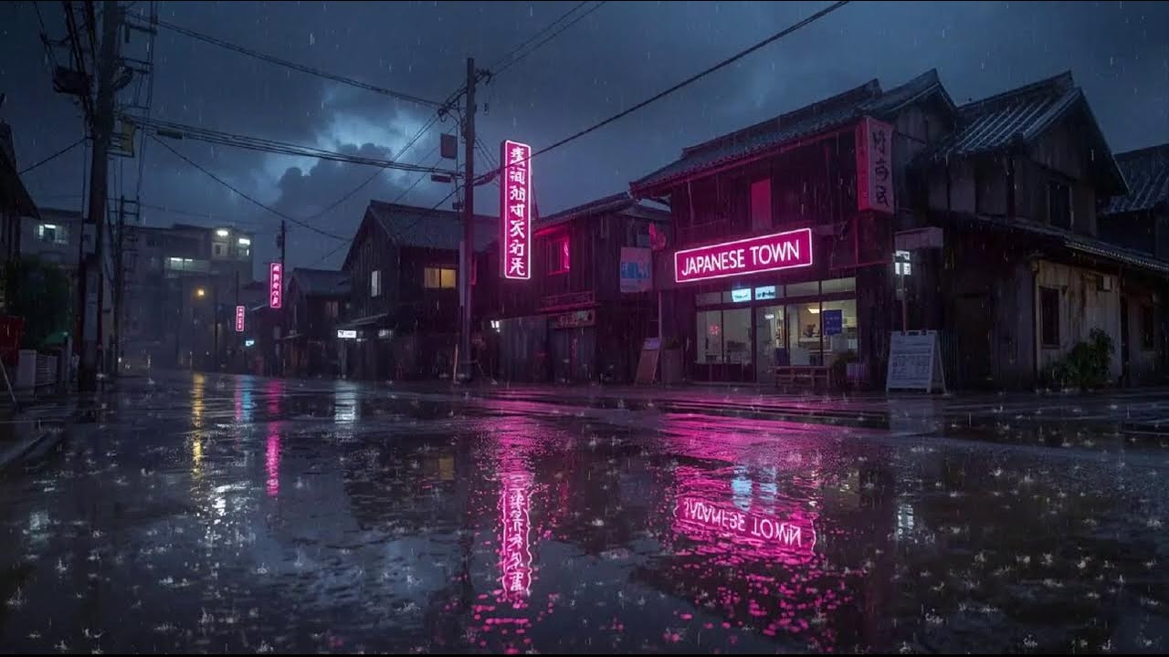 Night Rain Ambience 🌙 Lofi Beats for Focus, Relax & Quiet Moments #35