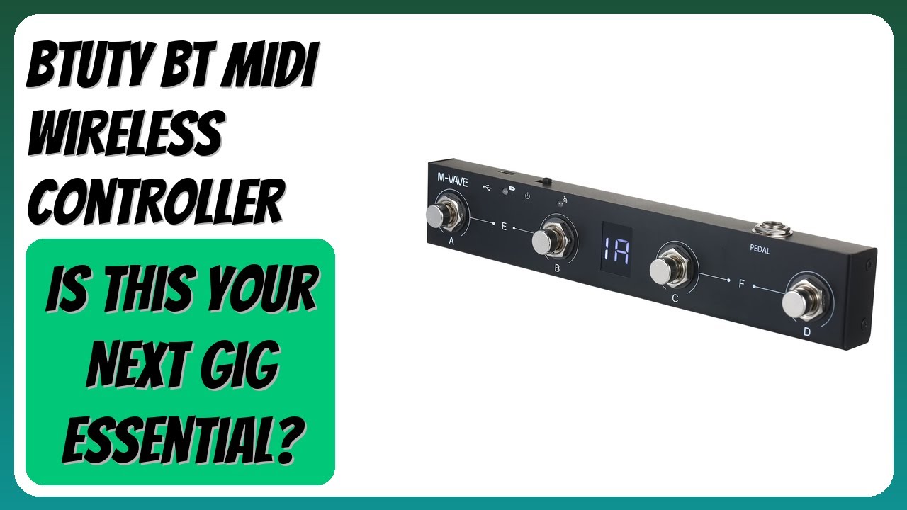REVIEW (2026): Btuty BT MIDI Wireless Controller. Features