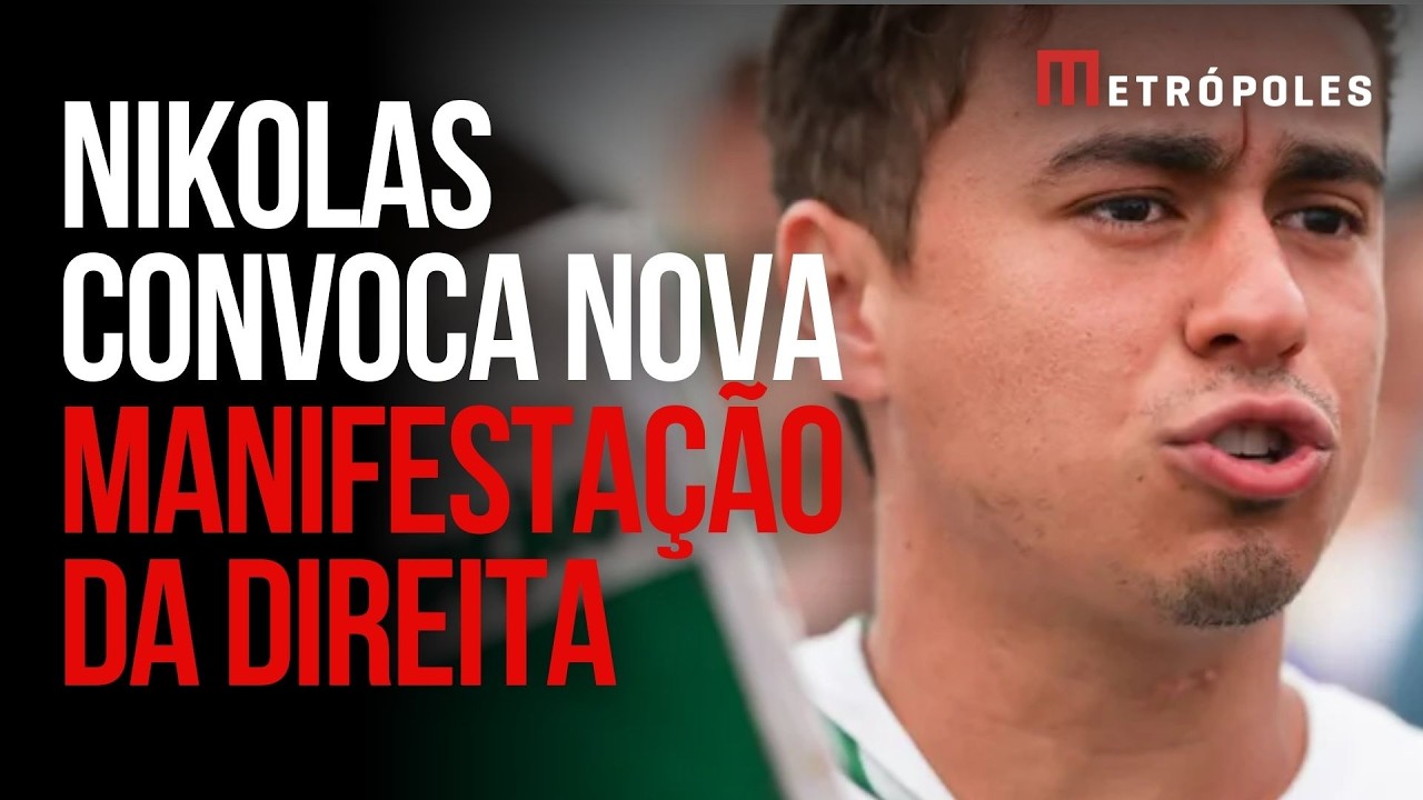 Nikolas Ferreira convoca manifestação da direita para 1º de março