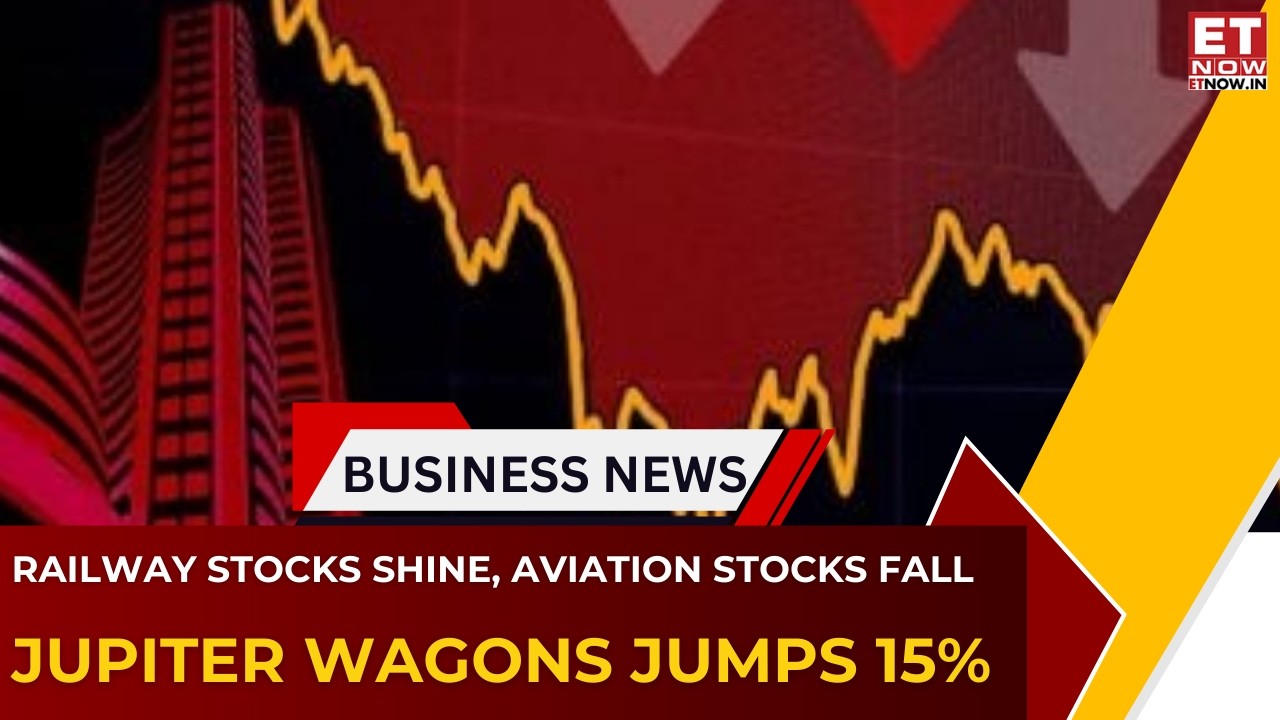 Stock Market Today: Nifty Down, Bank Nifty Slips | Railway Stocks Rally Big | Business News | ET Now