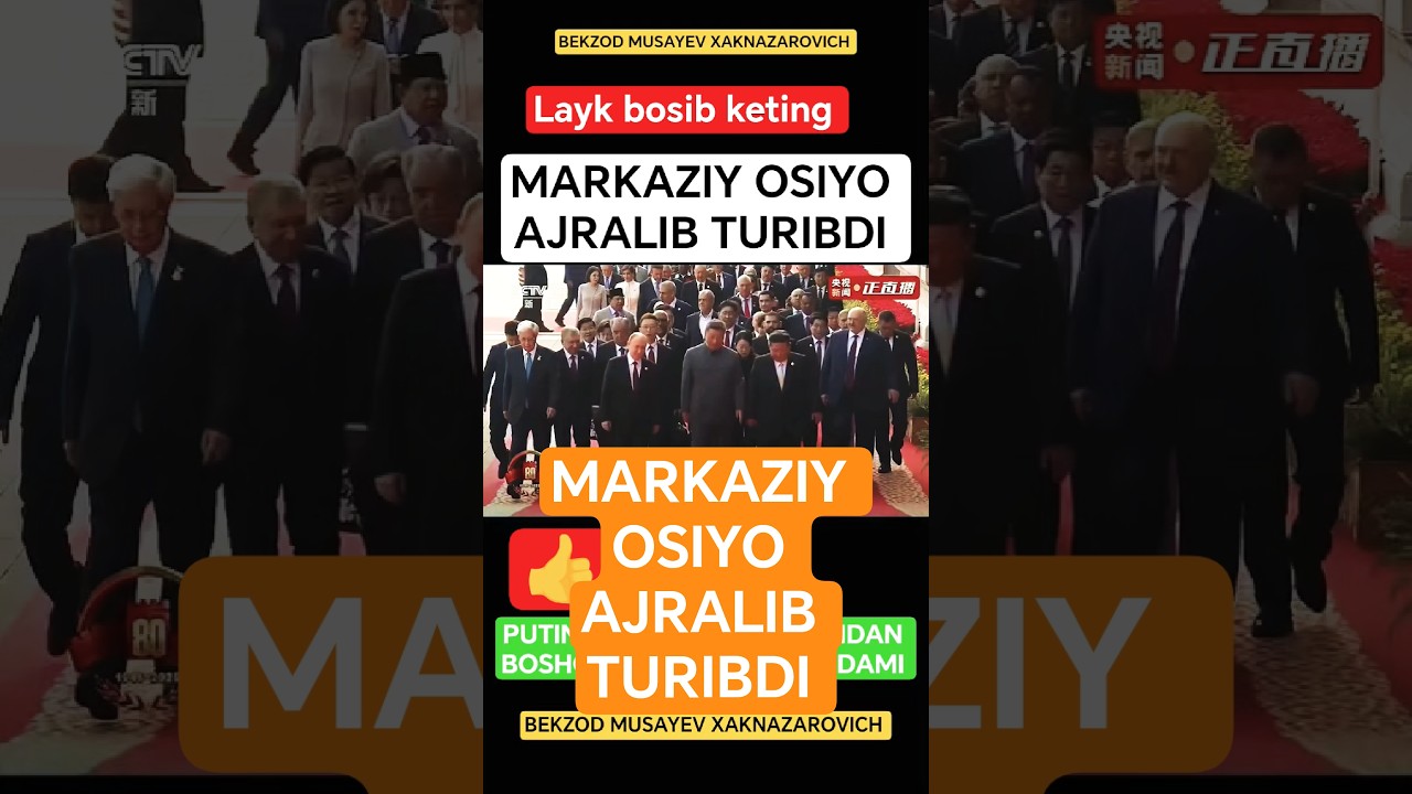 PUTINNI XITOY PREZIDENTIDAN BOSHQA SUYANADIGON ODAMI QOLMADI