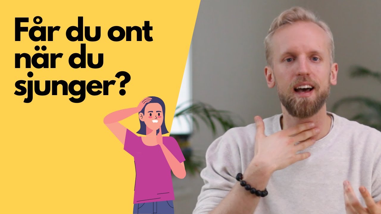 Får du ont när du sjunger? Vad du ska tänka på när du överansträngt rösten
