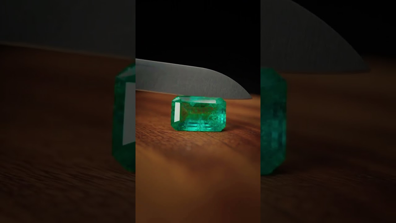 Emerald Birthstone ASMR 💚 | May Gemstone Cutting | ASMRotsen