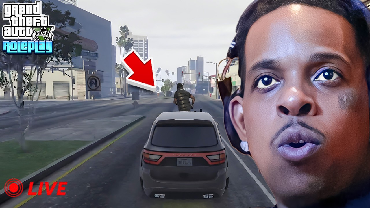 Finesse2Tymes HITS HIS OPP WITH A CAR IN GTA 5 RP **HILARIOUS** 🤣😂