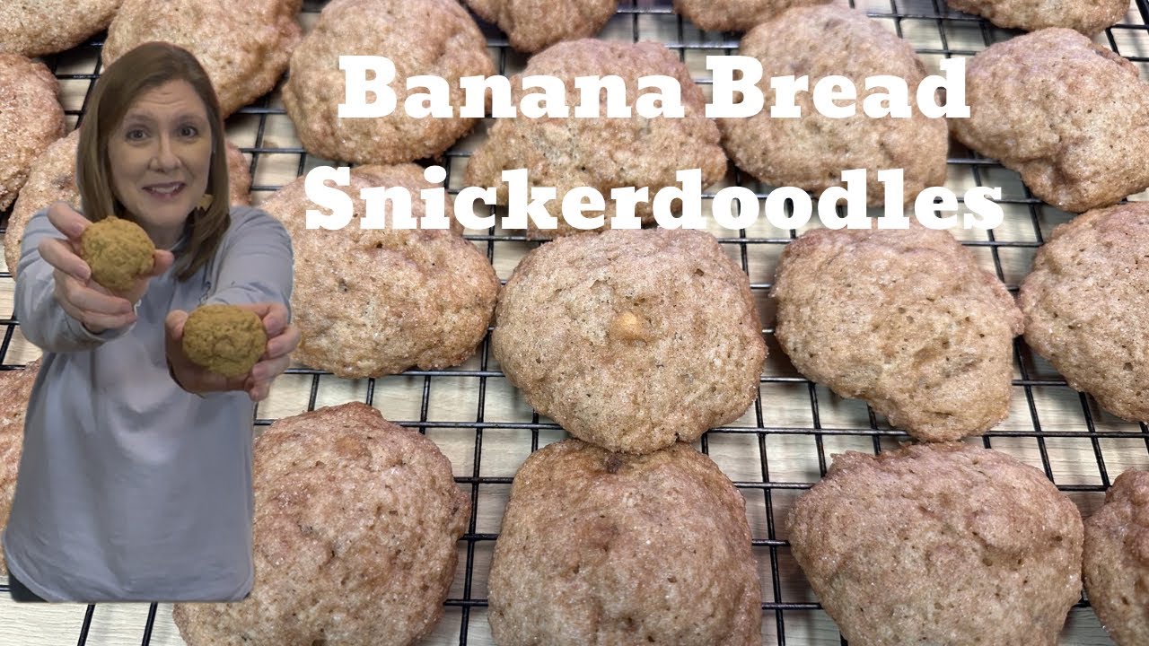 Banana Bread Snickerdoodle Cookies! Uh can you say YUM!😋 