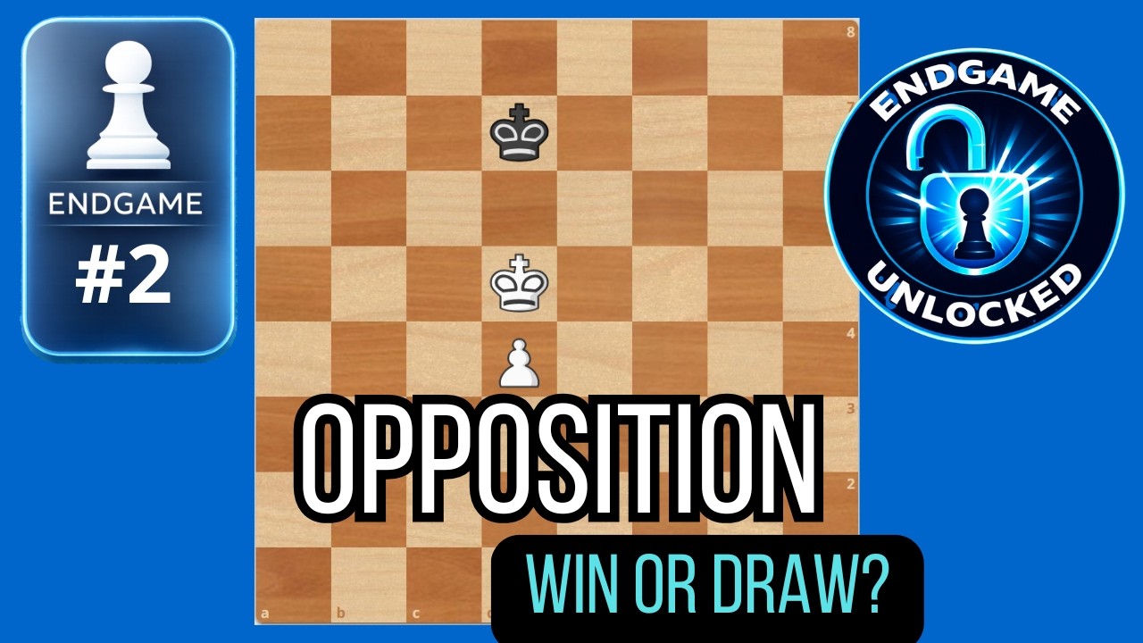 Endgame Unlocked 2, Master Opposition to Win Endgames #chess #chessdad