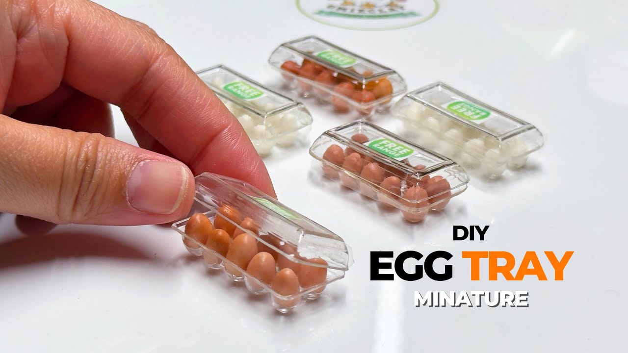 DIY / PLASTIC EGG TRAY MINIATURE
