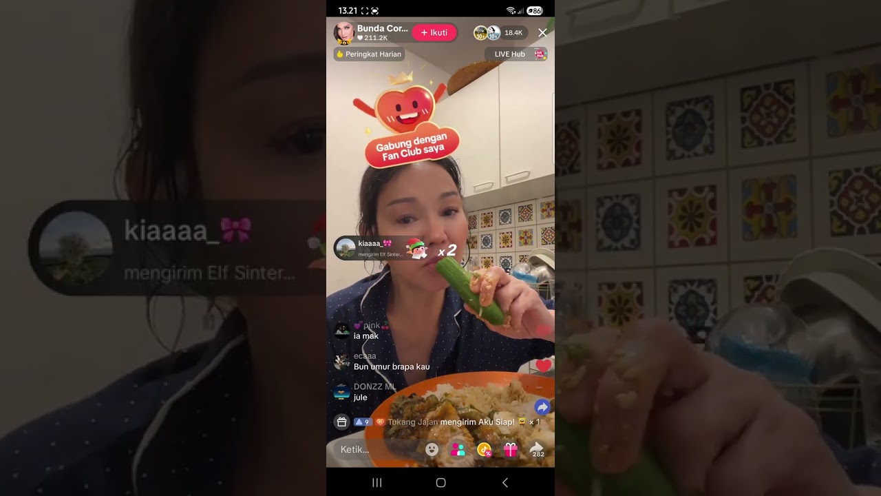 Bunda corla kelaparan 😱