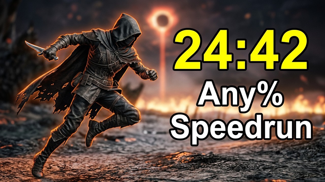 Dark Souls 3 Any% Speedrun in 24:42 (World Record)