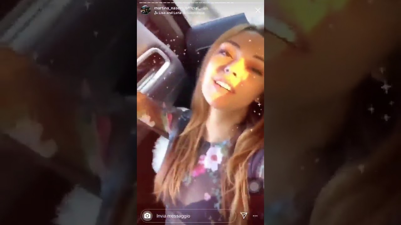 Martina e Daniele scherzando e ridendo
