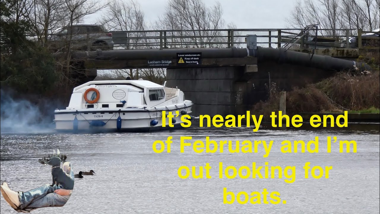 It’s nearly the end of February and I’m out looking for boats. 