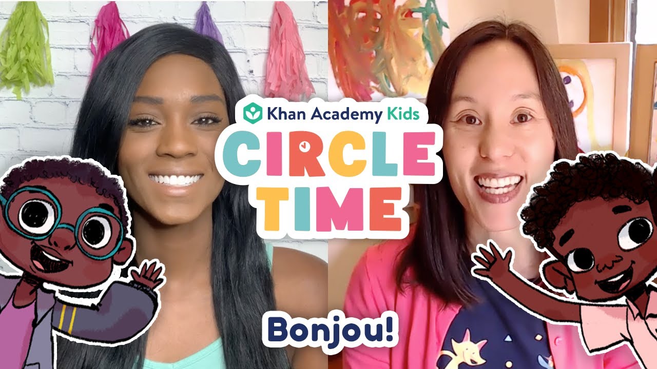 Saying Hello And Making New Friends | Read The Book Bonjou! | Circle Time with Khan Academy Kids