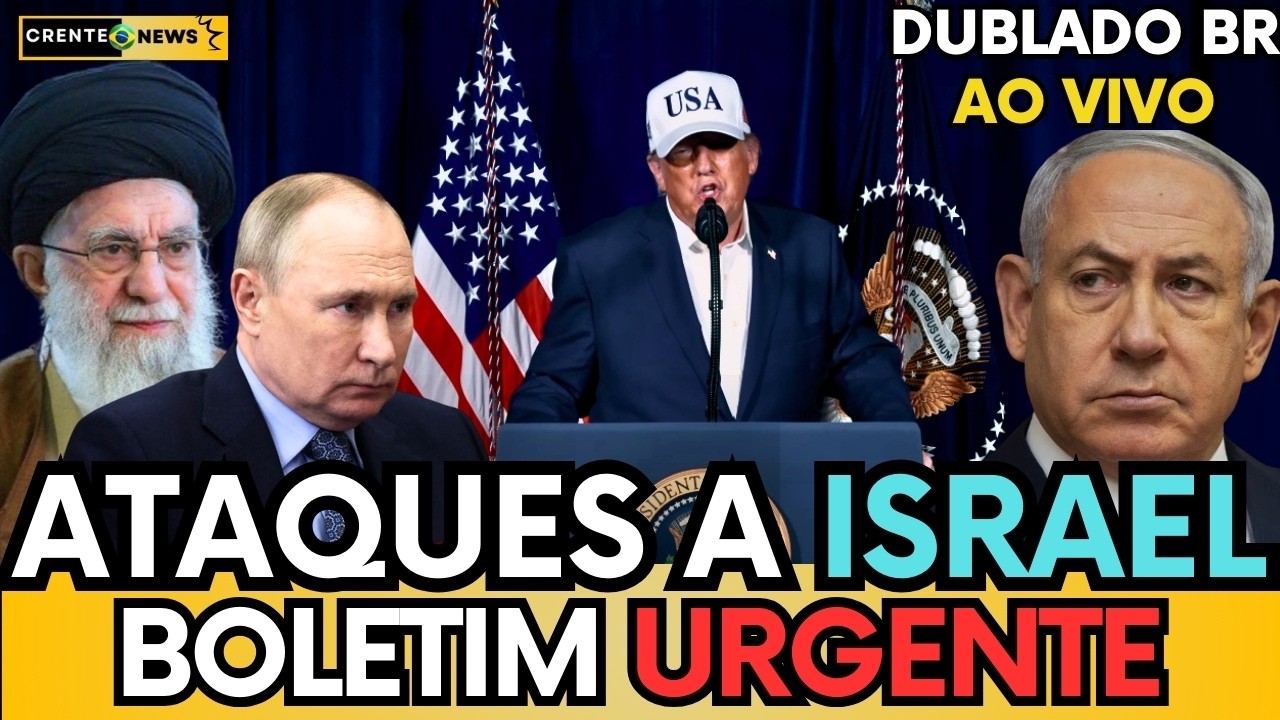 🔴 BOLETIM URGENTE IRÃ FAZ ATAQUES A ISRAEL COM AJUDA DE INIMIGOS DE 