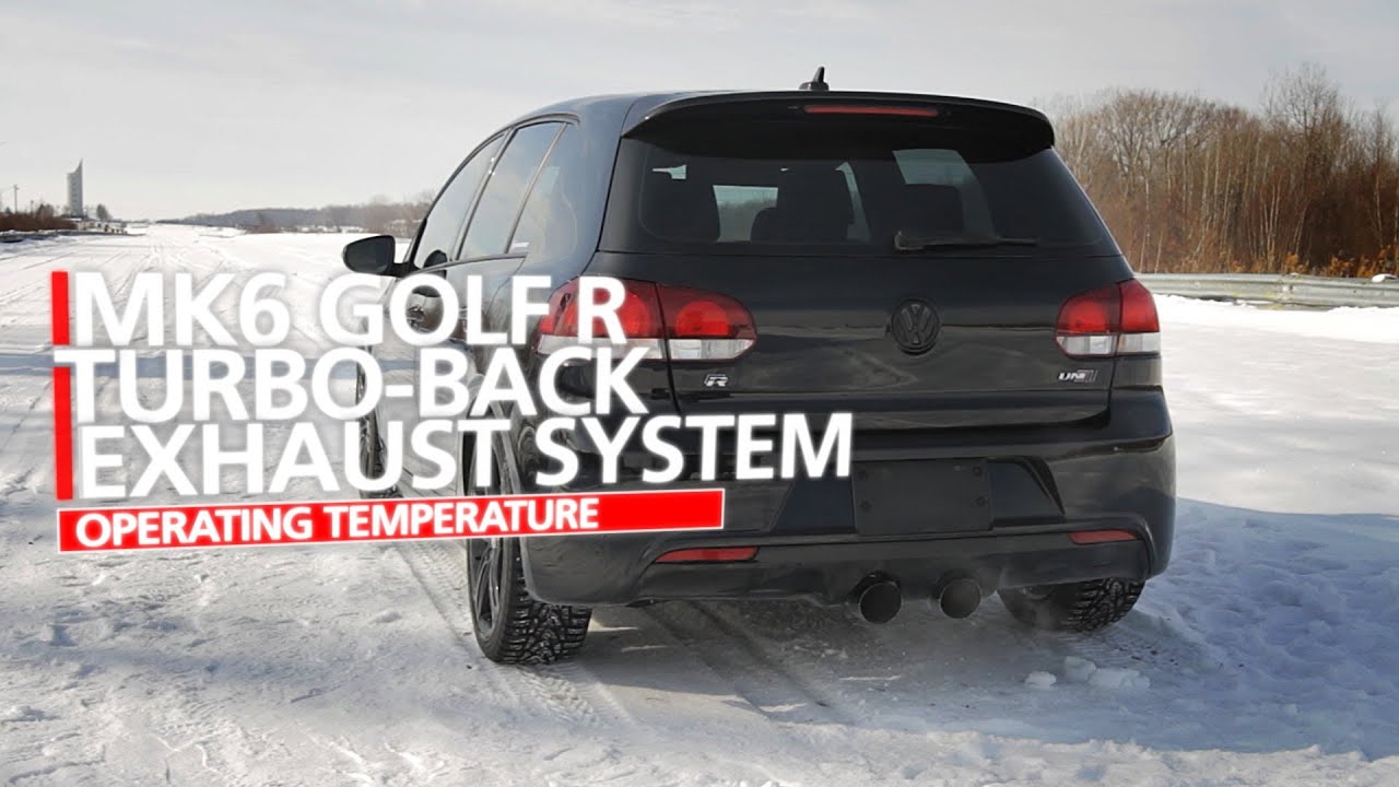 Unitronic MK6 Golf R Turbo-Back Exhaust System