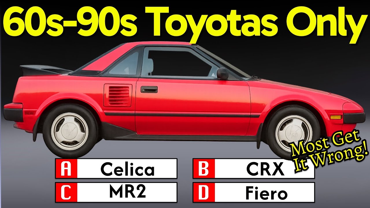 Угадайте эти классические Toyota 60-х–90-х годов! Сколько из них вы знаете? Начните прямо сейчас...