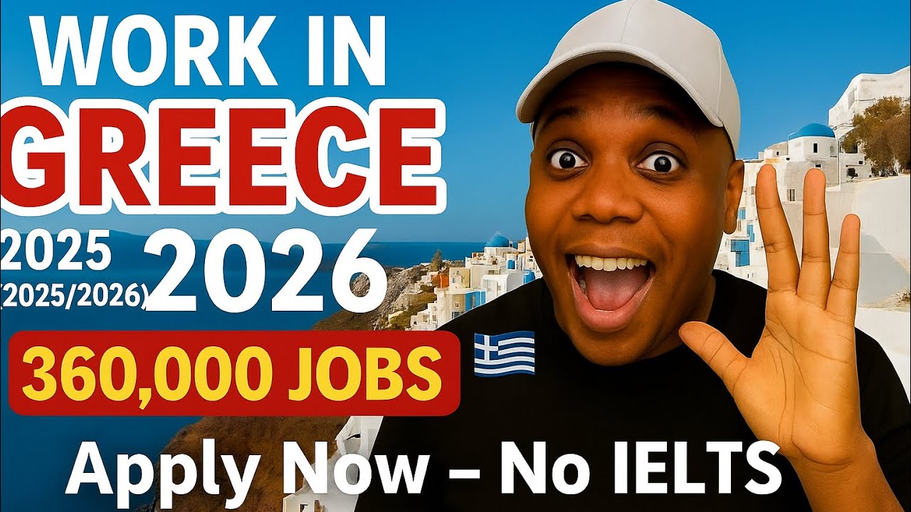 WORK IN GREECE 🇬🇷 2025/2026 &mdash; 360,000 JOBS WAITING! (NO DEGREE NEEDED)