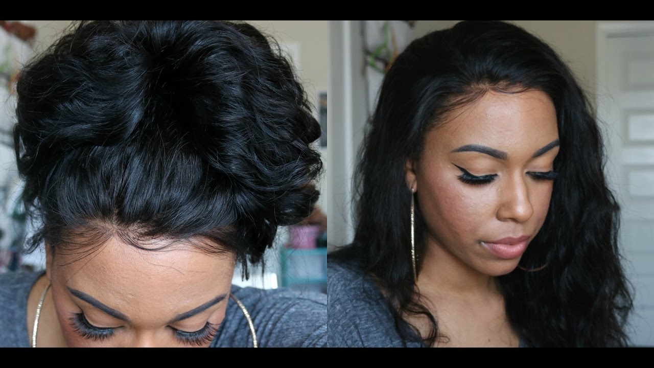 360 Lace Wig Natural Wave Brazilian Virgin Hair [TLW23] | WowAfrican  (No Bleaching, No Glue)
