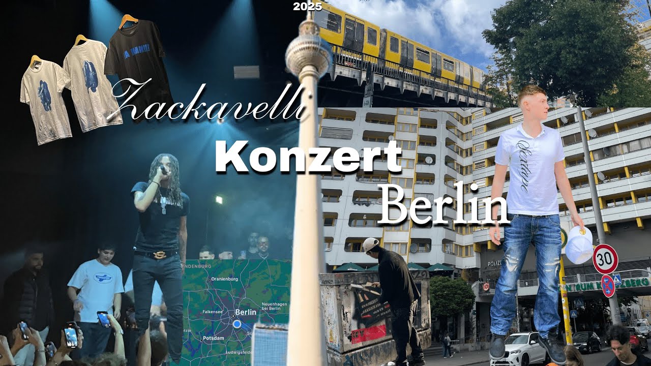 DAS ZACKAVELLI KONZERT | Zackavelli Konzert Berlin Vlog #004