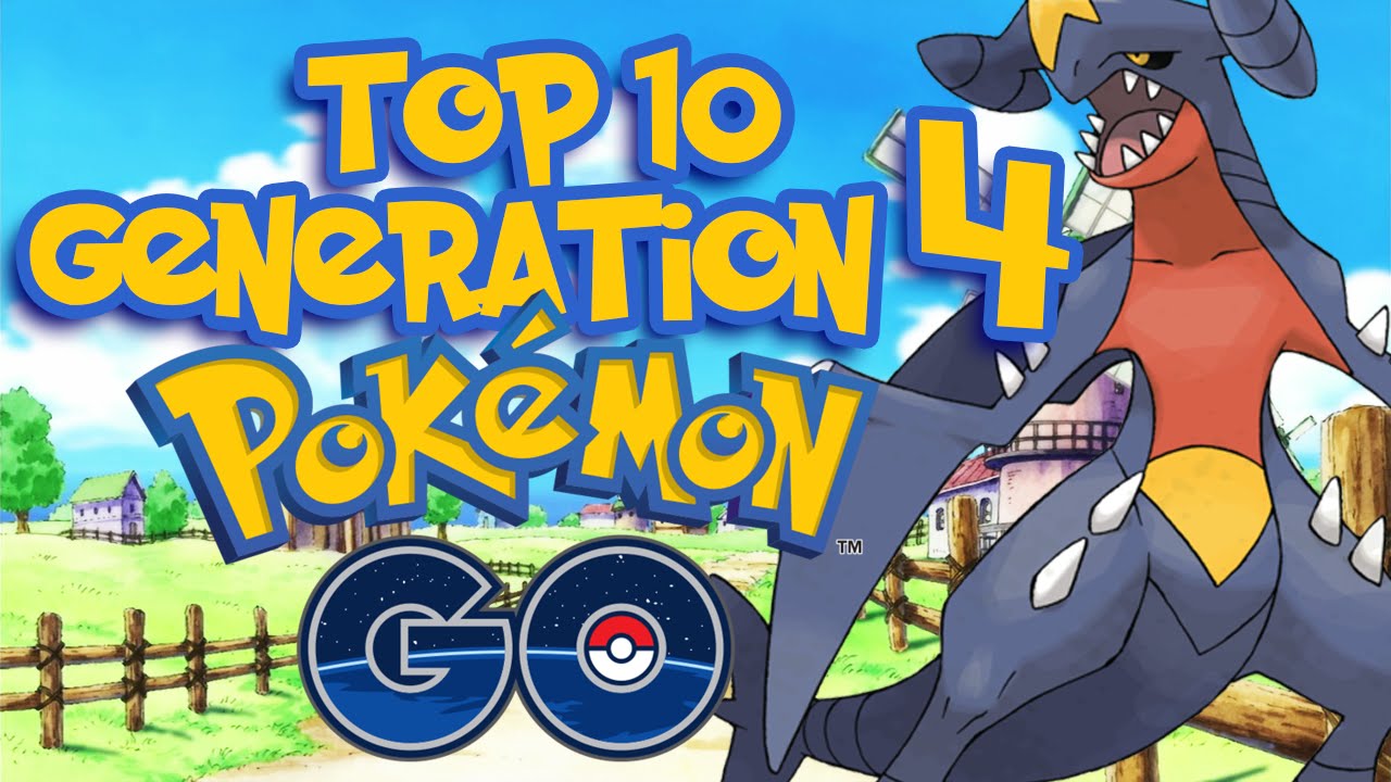 Pokemon Go! Top 10 Strongest Generation 4 Pokemon (Pokemon Diamond / Pearl / Platinum)