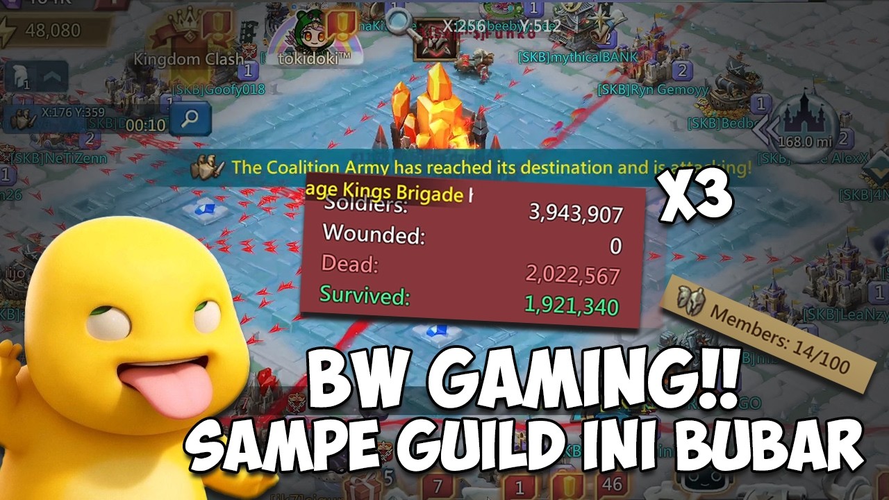 BW GAMING!!! GUILD INI SAMPE BUBAR - Lords Mobile Indonesia