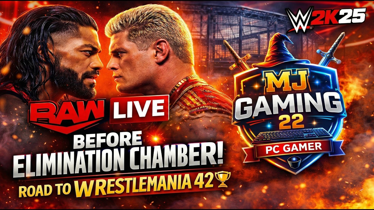 RAW LIVE 🔴 Final Show Before Elimination Chamber! | Road to WrestleMania 42 | WWE 2K25