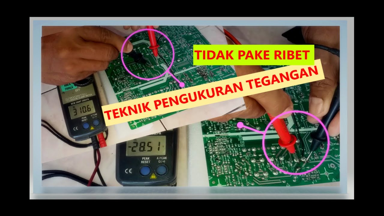 TEKNIK PENGUKURAN TEGANGAN PADA MODUL ELEKTRONIK
