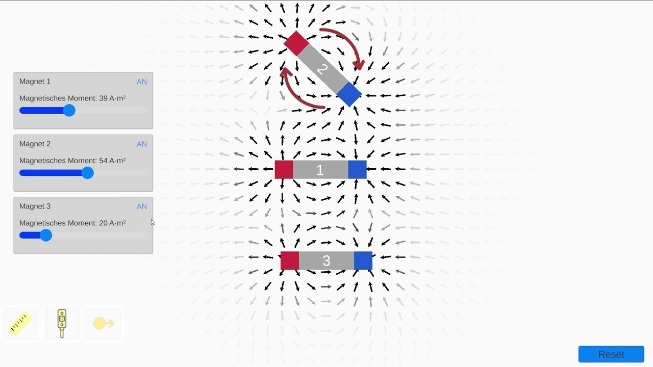 Simulabs - Bar Magnets Experiment Tutorial