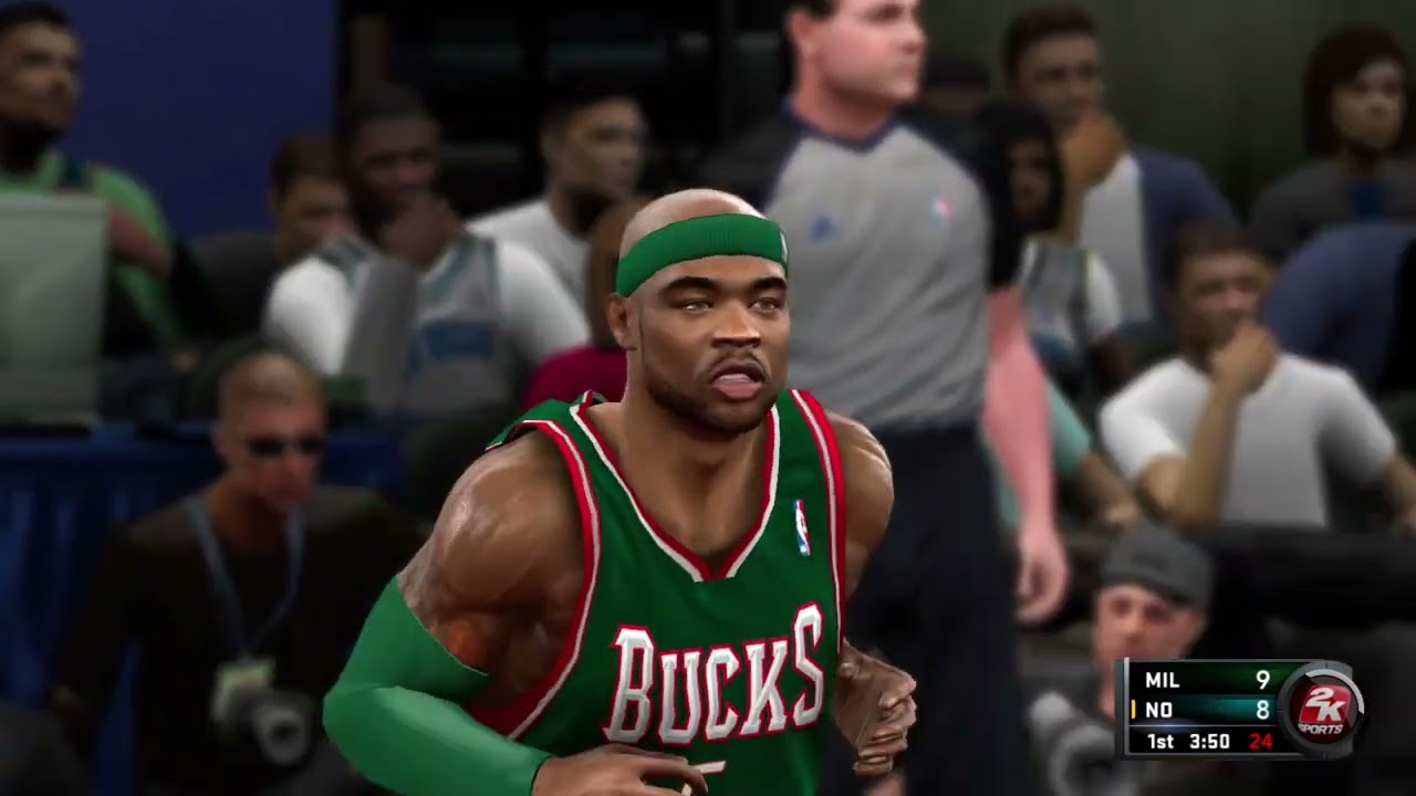 NBA 2K11 Gameplay - Milwaukee Bucks vs New Orleans Hornets