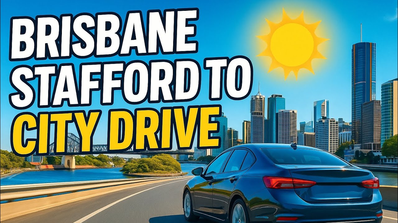 Brisbane Stafford to City 4k Drive 2025 ! #brisbane #stafford #australiancity #adventure