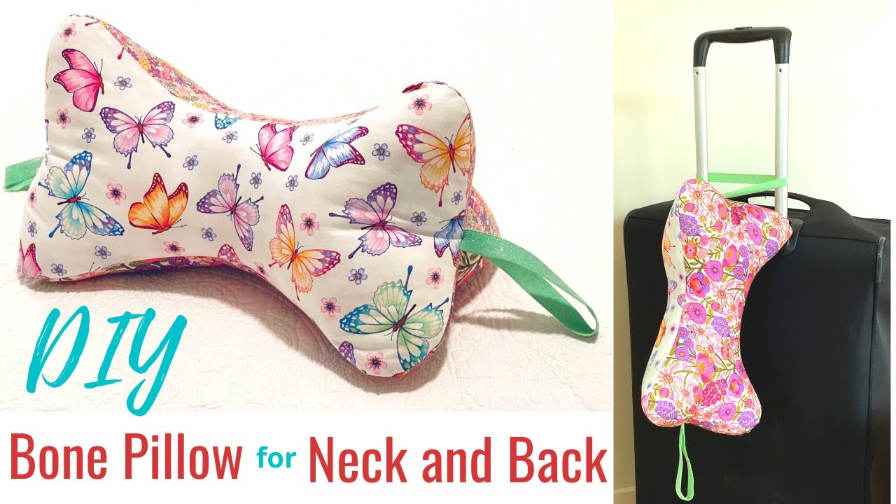 How to make a Bone - Shaped Neck Pillow - Easy Diy Gift