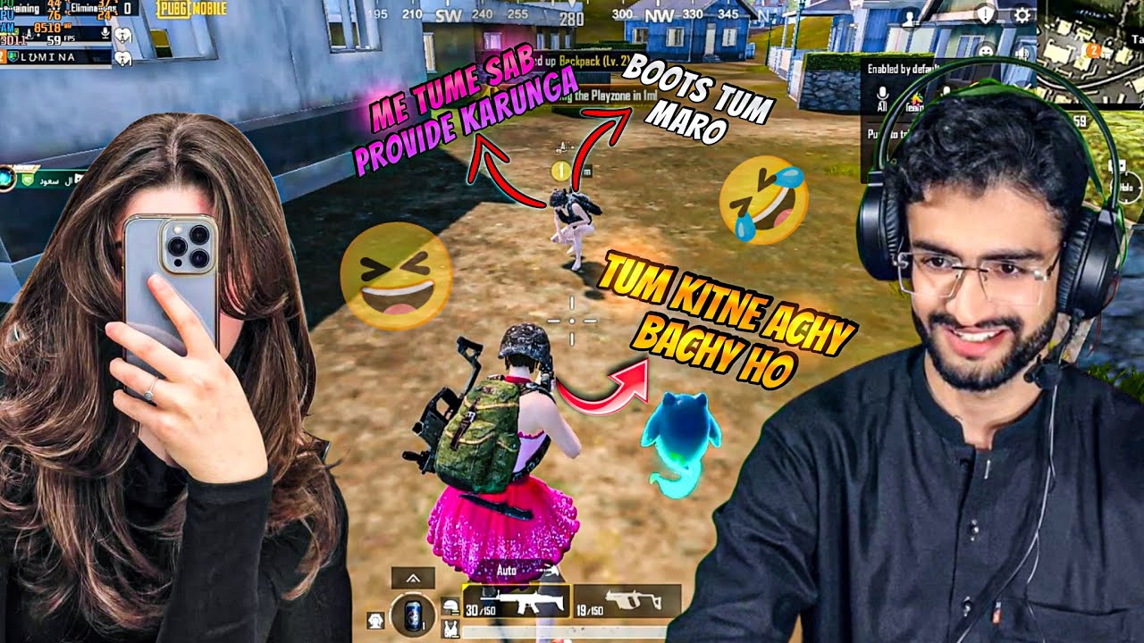 Ladka Innocent Ban Raha Ta 😂 | Girl Voice Prank PUBG