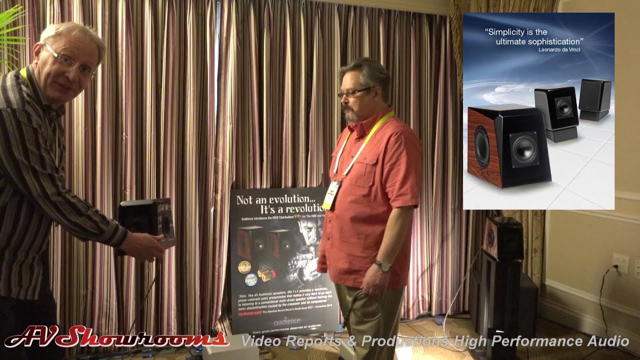 Audience AV, John McDonald, Lenny Mayeaux, loudspeakers, cables, power conditioners, CES