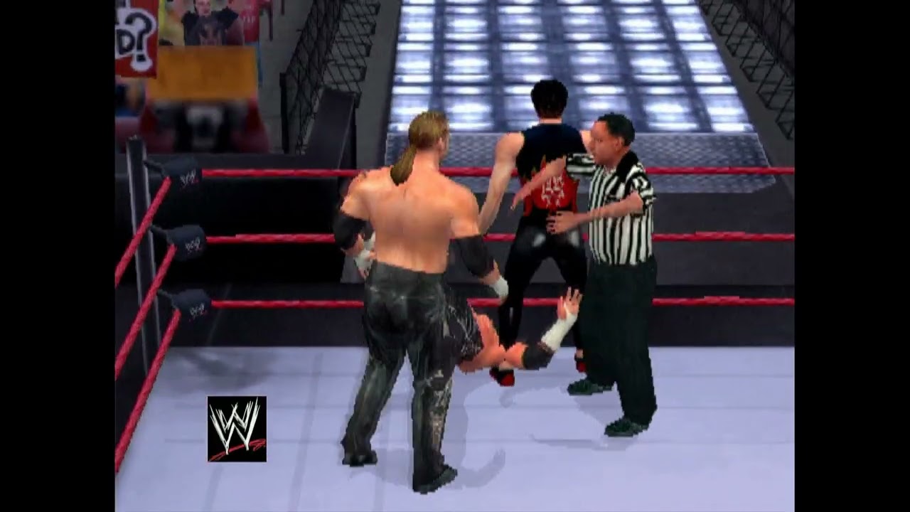 WWE Smackdown sym ps2 game RAW Test & Raven vs BoyL & Bubba Ray Dudley 2003 part 3