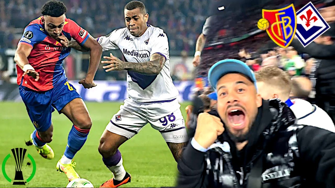 FC Basel VS Fiorentina Eskalation in UECL Halbfinale!😱Spiel eskaliert komplett!😯