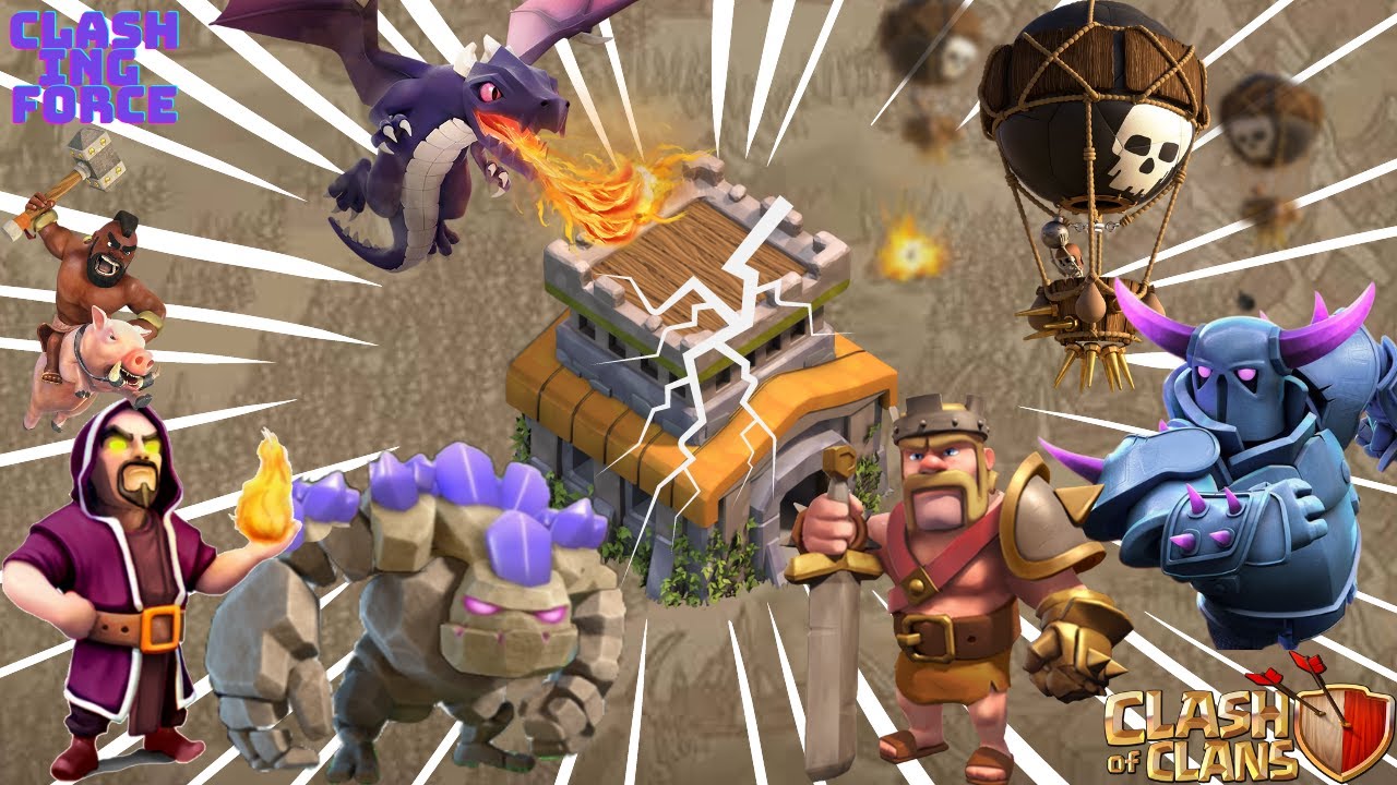 Th8 War Attack Tutorial | Coc | ClashingForce | Attack Guide Coc  | How to 3 Star Max Th 8 Base 2022