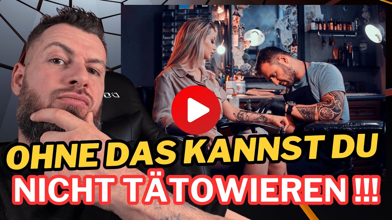 Alles was du benötigst um als Tätowierer zu beginnen