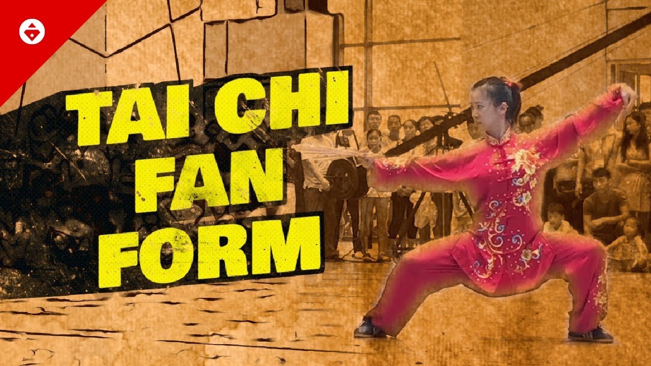 Most Amazing Tai Chi FAN FORM | Beautiful Kung Fu | Wushu Fan