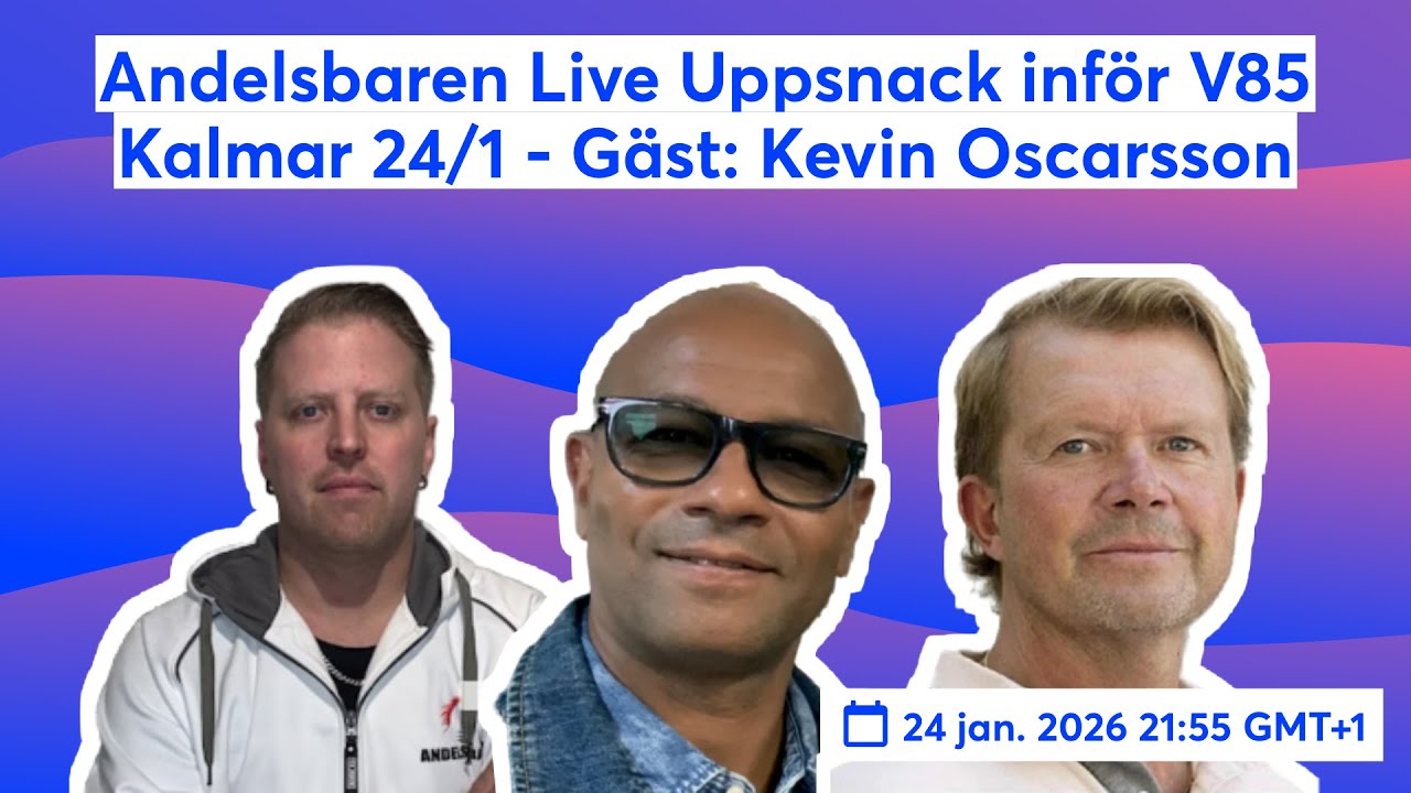 Andelsbaren Live Uppsnack V85 Kalmar 24/1